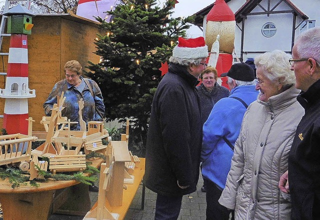 Gut besucht war der Altenheimer Adventsmarkt.   | Foto: dieter fink