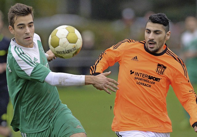 Altbekanntes Bild im Grtt: Der Lrrac...t Kurtani vom FC Freiburg-St.Georgen.   | Foto: patrick Seeger