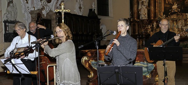 Ein Liedprogramm aus verschiedenen Zei...ag in der Kirche St. Martin in Riegel.  | Foto: Christel Hlter-Hassler