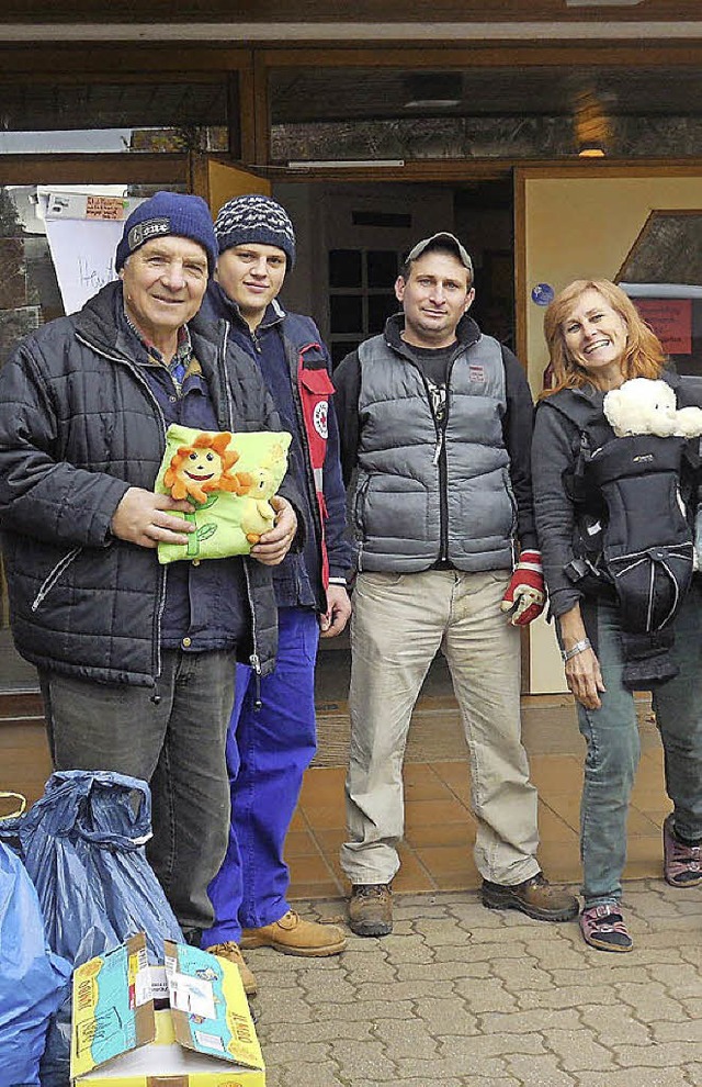 Gro war wieder die Spendenbereitschaf...dergarten fr Helfende Hnde Rumnien.  | Foto: zvg