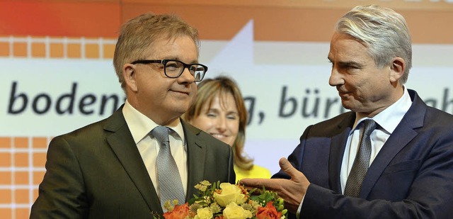 Sieger und Verlierer: Guido Wolf (l.) ...CDU-Generalsekretrin Katrin Schtz     | Foto: dpa