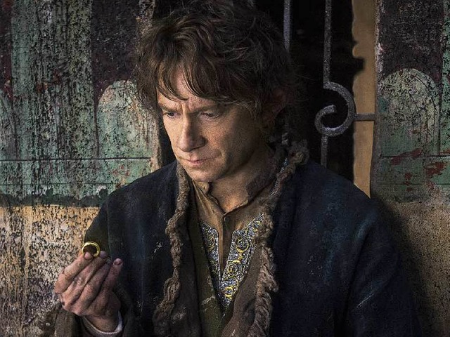 Bilbo (Martin Freeman) und der Schicksalsring   | Foto: Warner Bros
