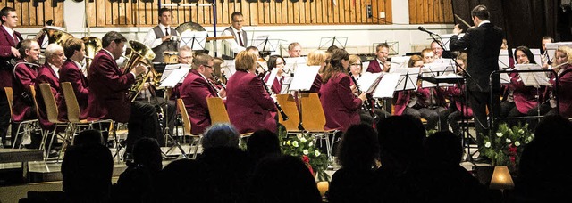 Ein anspruchsvolles Konzert erlebten die Blasmusikfreunde am Samstag in Kappel.   | Foto: adrian hofmann