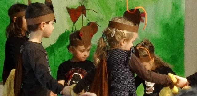 Das  Mini-Musical von Uli Fhre &#8222...n die Egringer Kindergartenkinder auf.  | Foto: privat