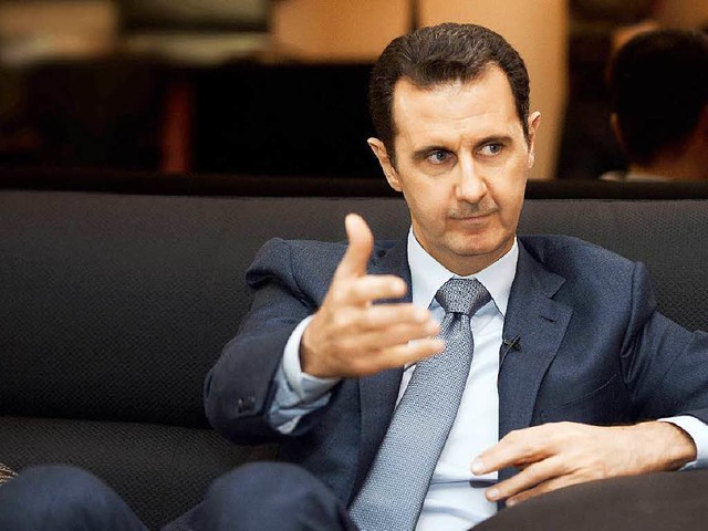 Kmpft in Syrien um seine Herrschaft: ...gangene Woche bei einem Pressegesprch  | Foto: dpa