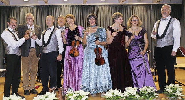 Ein guter Grund zum Feiern: Das Salonorchester Obermettingen ist 90 Jahre alt.   | Foto: Seifried/Dieckmann