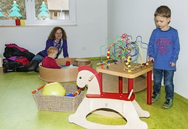 Mehr Platz gibt es fr Kinder und Erzi...n der Kindertagessttte  in Mahlberg.   | Foto: Olaf Michel