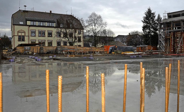 Hier baut die Stadt Lrrach die neue m...lage Teichmatten der Wohnbau Lrrach.   | Foto: Nikolaus Trenz