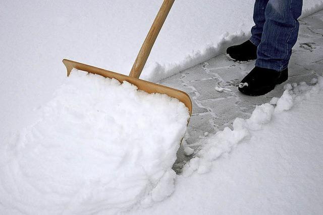 Wer muss wo, wie viel Schnee in Denzlingen rumen?