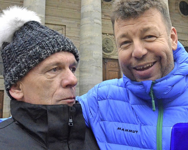 Christian Keemss (rechts) rckt bei de...rktes an die Stelle von Bernd Rieple.   | Foto: S. Barthmes