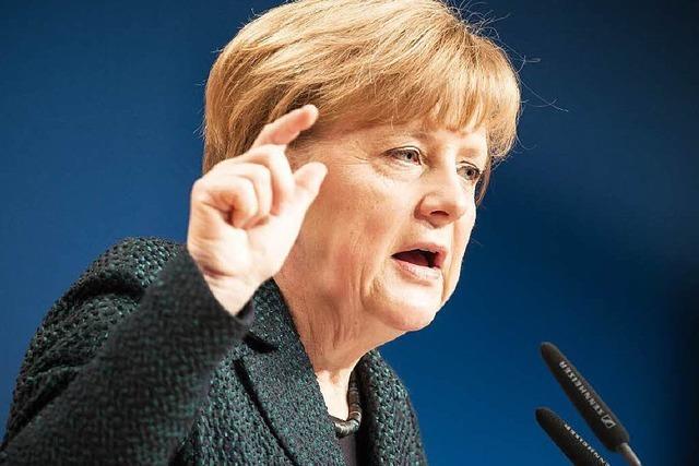 Merkel mit 96,7 Prozent wieder zur CDU-Vorsitzenden gewhlt