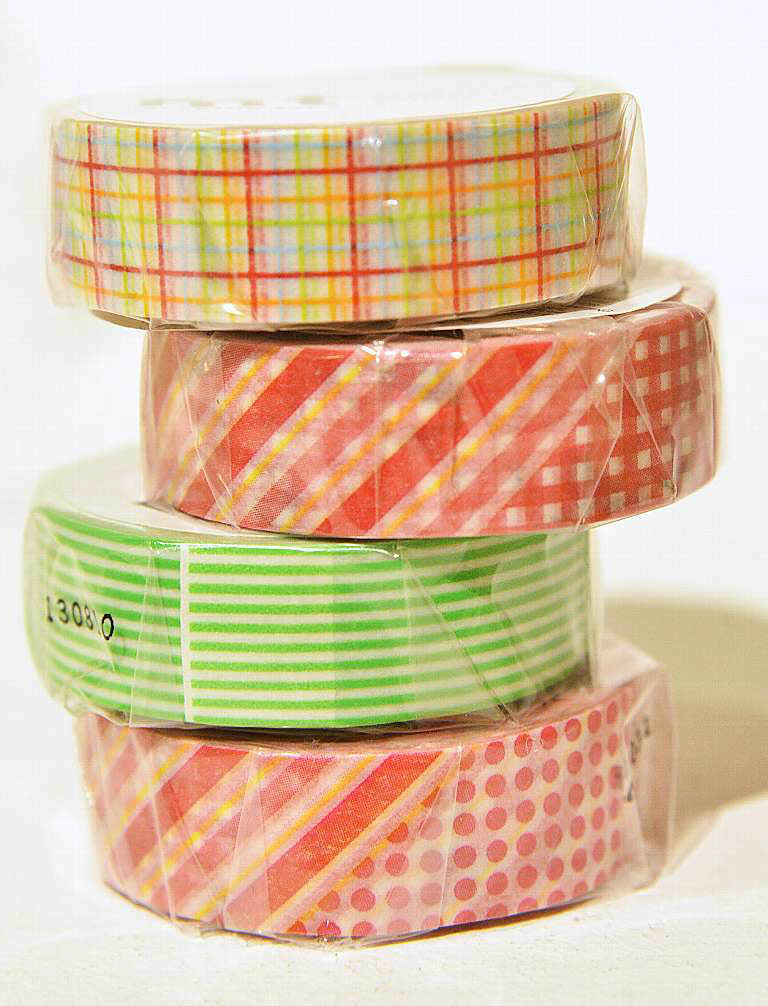 Die bunten japanischen Washi-Klebebnder (pro Stck 3,20 Euro) kleben nicht nur super, sondern sind auch echte Eyecatcher.  Zu haben zum Beispiel bei Collage in der Konviktstrae 45.