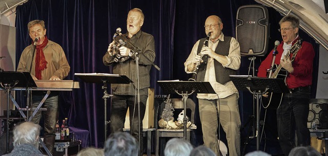 Das Freistetter Quartett &#8222;Kultur... bei seinem Auftritt im Kulturkeller.   | Foto: Olaf Michel