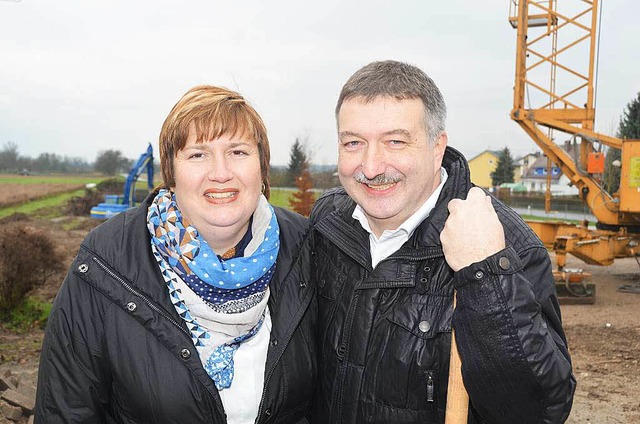 Die Bauherren Reiner und Isabelle Gehr  | Foto: Gerold Zink