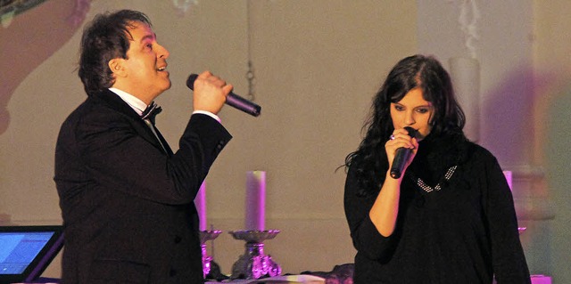 Beeindrucken schon beim Kirchenkonzert...en Jahr: Claudio und Melissa Versace.   | Foto: Archivfoto: Ilona Hge