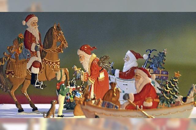 Perfekte Weihnachtskulisse im Schlosshof