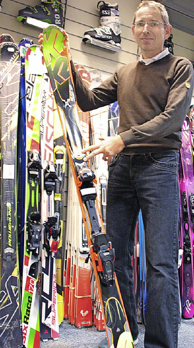 Frank Pilipp ist fr den Wintersport gerstet.   | Foto: kf