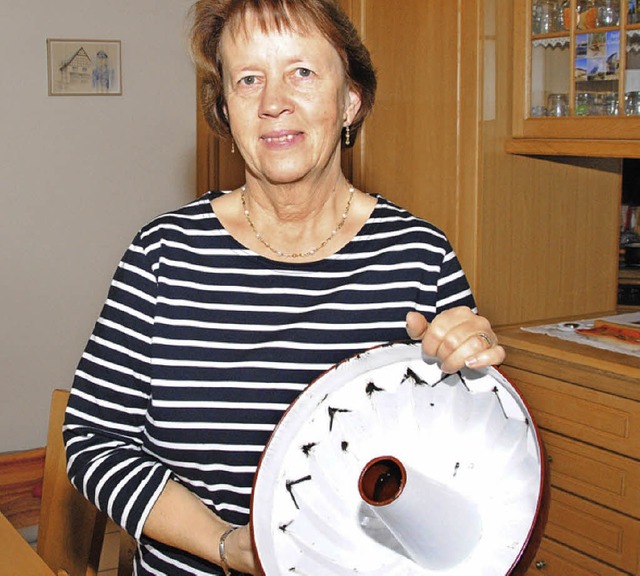 <ppp></ppp>dank der  Emaille beschichteten Form von Gisela Utke.  | Foto: Sedlak