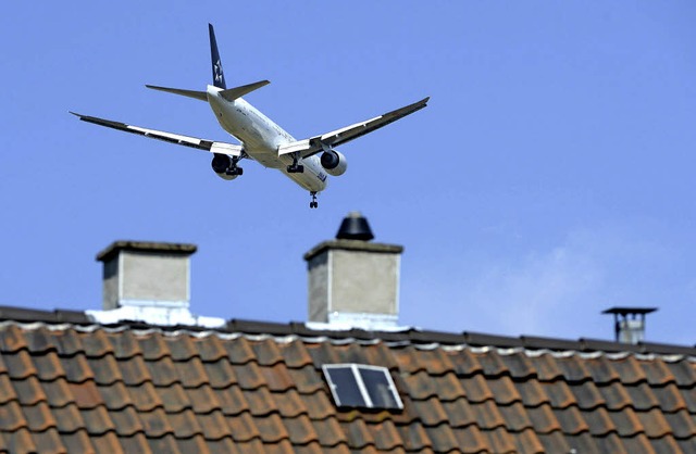 Unendliches Streitthema: Die Stuttgart...um Fluglrm wurde willkommen geheien.  | Foto: dpa