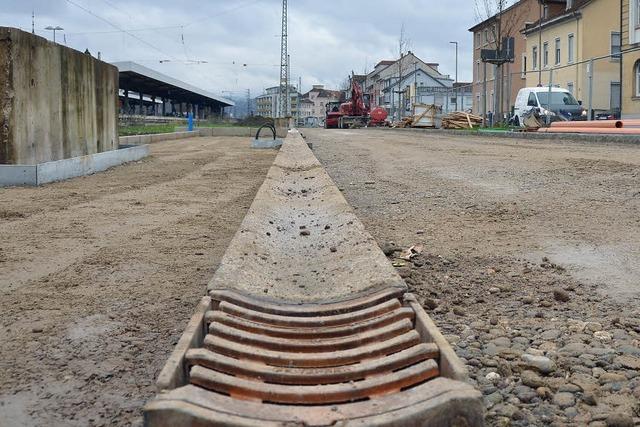 Boulevard auf der Ostseite des Hauptbahnhofs nimmt Form an