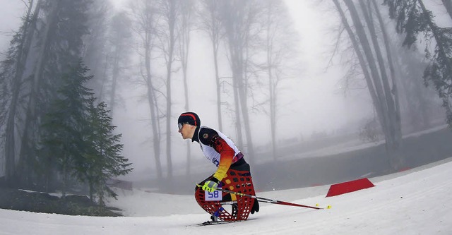 Wald und Schnee haben ihn wieder: Der ...n Fleig startet in die Weltcup-Saison.  | Foto: dpa