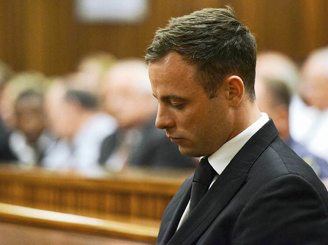 Oscar Pistorius im Gerichtssaal  | Foto: dpa