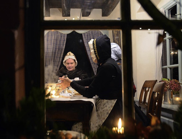 Blick in eine andere Zeit: Wie verbrac...inst die Vorweihnachtszeit  im Elsass?  | Foto: Monique Reinbold