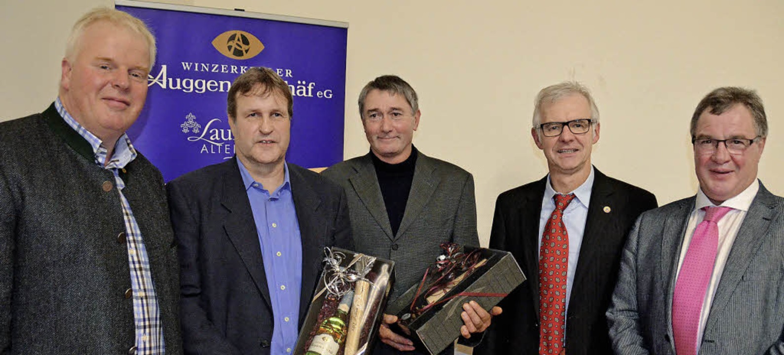 Jrgen Gugelmeier, Christian Zehr, Wol...Basler und Gundram Dreher (von links)   | Foto: Umiger