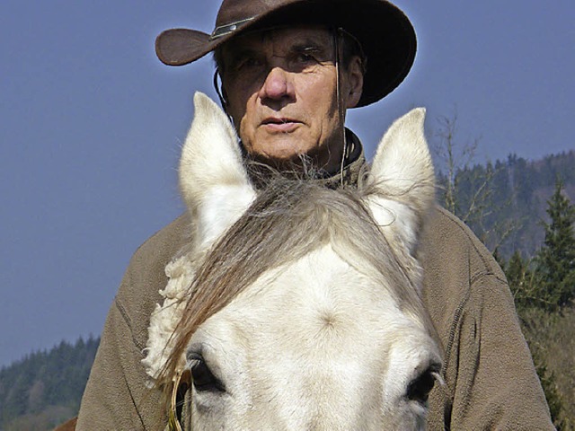 Peter Dreier aus Hasel (Kreis Lrrach)...t Sahib im Sommer 52 Tage durchs Land.  | Foto: zvg