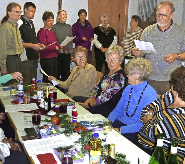 Die Todtmooser Senioren wurden beim Ad...gemeinschaft Todtmoos gut unterhalten.  | Foto: Jrg oehler