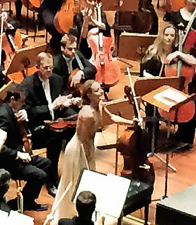 Sol Gabetta bei ihrem Freiburger Auftritt  | Foto: Albert-Konzerte