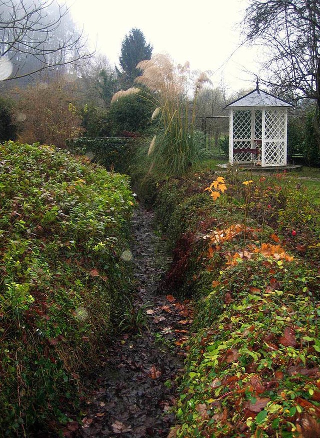 Private  Idylle  oder  Schnakenloch?  ...en  Wunsch  Fliegewsser     bleiben.  | Foto: Ingeborg Grziwa