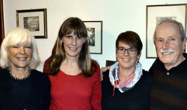 Der neue Vorstand (von links): Marita ...ilke Bannasch und  Friedrich Hofmann.   | Foto: Privat