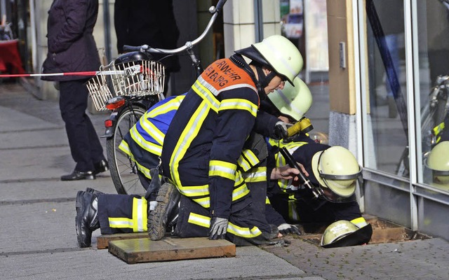 Die Brandursache lag in einem Lichtschacht in der Hauptstrae.   | Foto: jtr