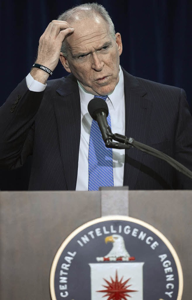 Lud erstmals Journalisten in die CIA-Zentrale: John Brennan   | Foto: AFP