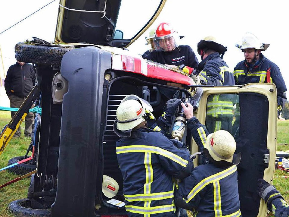 Ein schwerer Verkehrsunfall ereignete ...von Bonndorf in Richtung Gndelwangen.  | Foto: Brunner Kamera24tv