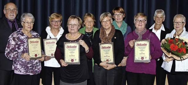 Ehrungen in Mietersheim (von links): V...eborg Berchtold und  Renate Hecklinger  | Foto: Heidi Fssel