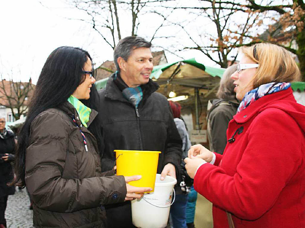 Glanzvolle Momente, akustische und andere Gensse sowie frohe Kindergesichter gab es am Sonntag, 14. Dezember, beim Schopfheimer Weihnachtsmarkt.