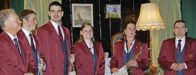 Beim Jahreskonzert des Musikvereins Gu...nke Bauer und Andreas Binninger geehrt  | Foto: Andrea Steinhart