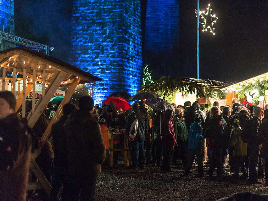 Phillipp Geists Lichterbilder auf Pfeilern und Bgen des Ravenna-Viadukts boten Besuchern ein spektakulres Erlebnis.