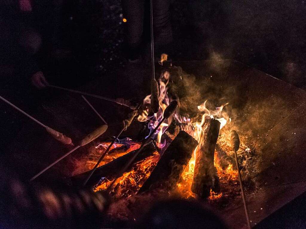 Phillipp Geists Lichterbilder auf Pfeilern und Bgen des Ravenna-Viadukts boten Besuchern ein spektakulres Erlebnis.