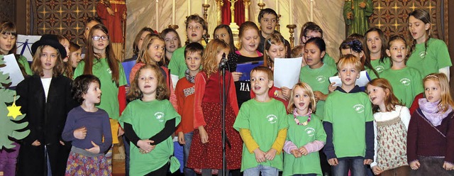 Die Unditzspatzen haben in der Kirche gesungen.   | Foto: Heidi Fssel