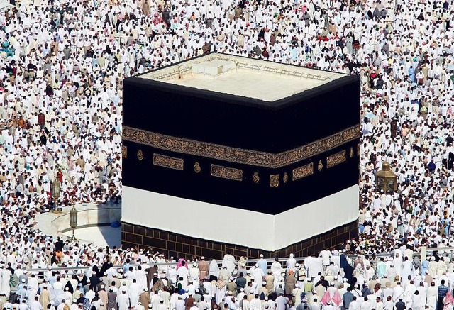 Die Kaaba in Mekka. Flchtlinge sieht man dort selten.  | Foto: dpa