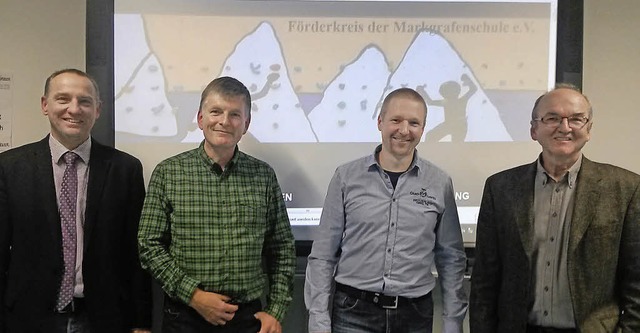 Der Frderverein der Markgrafenschule ...er Grages, Markus Rhm und Theo Blank.  | Foto: Schule