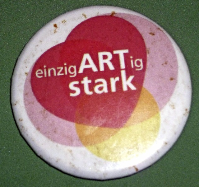 Der Button der Frauengruppe Einzigartig stark  | Foto: Gabriele Rasenberger