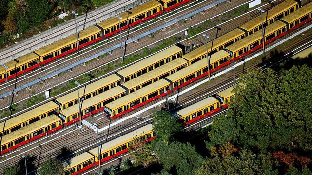 Still standen die S-Bahnen in Berlin in diesem Jahr hufig.  | Foto: dpa