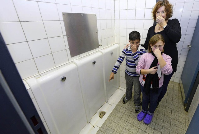 Kein Ort der Erleichterung: Lehrerin A...n Toiletten der Adolf-Reichwein-Schule  | Foto: Ingo Schneider