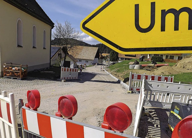 Dass die Bergstrae in Hogschr nicht ...e habe kaum noch finanzielle Reserven.  | Foto: archivfoto: wolfgang adam