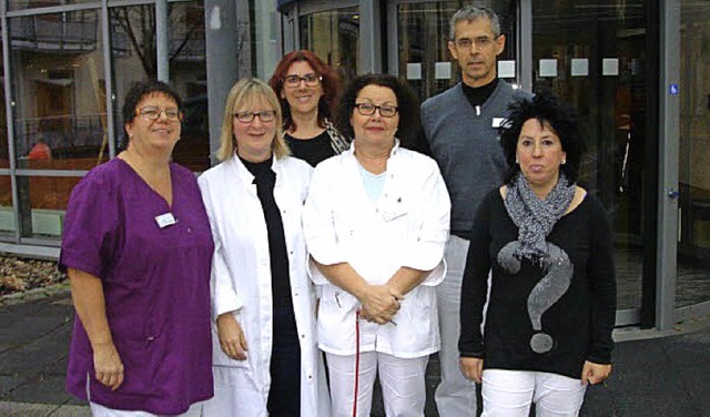 Die Geehrten der Klinik Wehrawald in Todtmoos.  | Foto: zvg