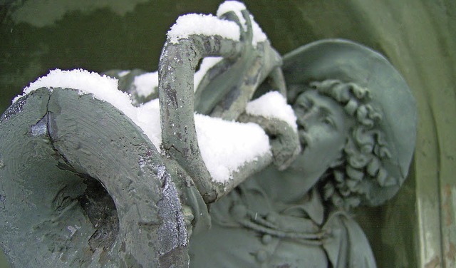 In diesem Jahr muss der Trompeter von ...wohl auf eine Schneedecke verzichten.   | Foto: Simone Hhl